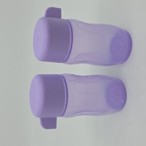 Tupperware Eco mini bottles  90ml set of 2 NEW